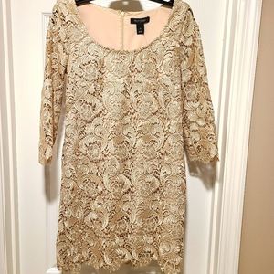 NWT Ivory Lace Cocktail Dress